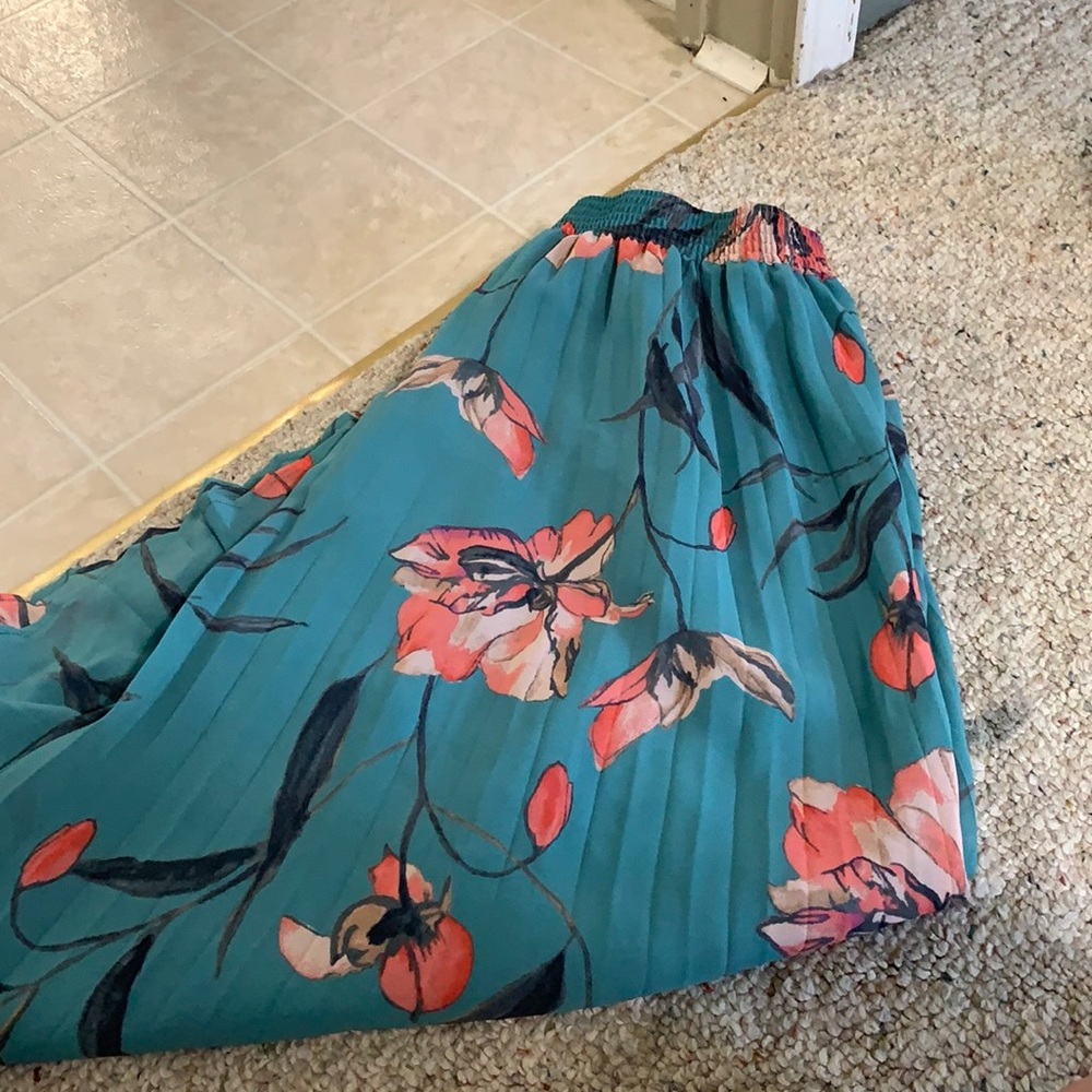 Pleated Flower skirt!